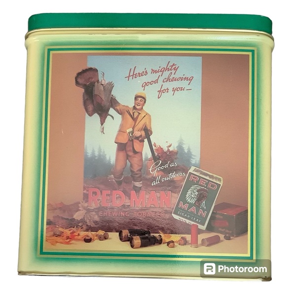 Vintage Limited Edition 1989 Red Man Tobacco Tin - Picture 4 of 5